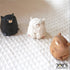 Set of three hand-carved mini wooden bear figurines – polar bear, black bear, brown bear – Joe&