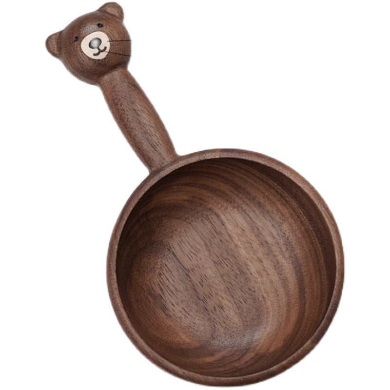 Pipimu Bubu Bear wooden salad bowl size and capacity chart