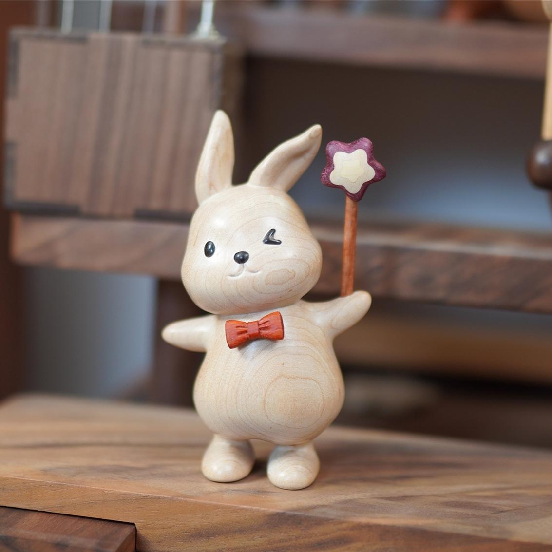 Pipimu Bunny Ruby holding a star-shaped magic wand