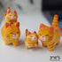 Pipimu wooden cat figurines – playful mini wooden decor with loyalty program rewards