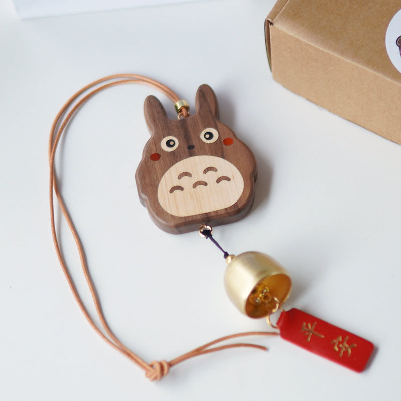 Pipimu Kumo cute forest spirit wood charm with gift-ready packaging