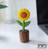 SunnyBloom hand-carved wooden sunflower decor by Joeswoodworks on desktop