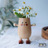 Cute wooden chick vase with white daisies for spring home decor – Joe’s Woodworks