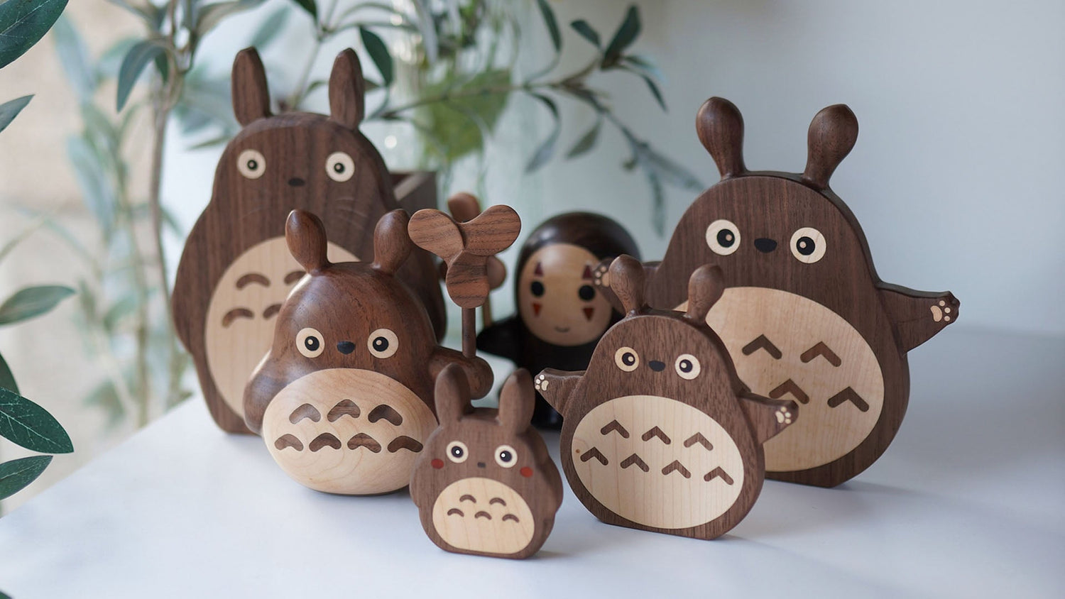 pipimu forest spirits family handmade wooden decor