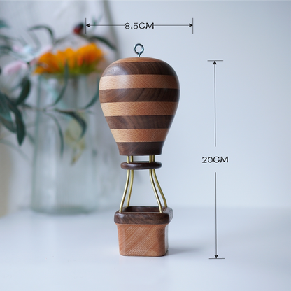Dimensions of Pipimu Cloud Voyage wooden hot air balloon wall decor