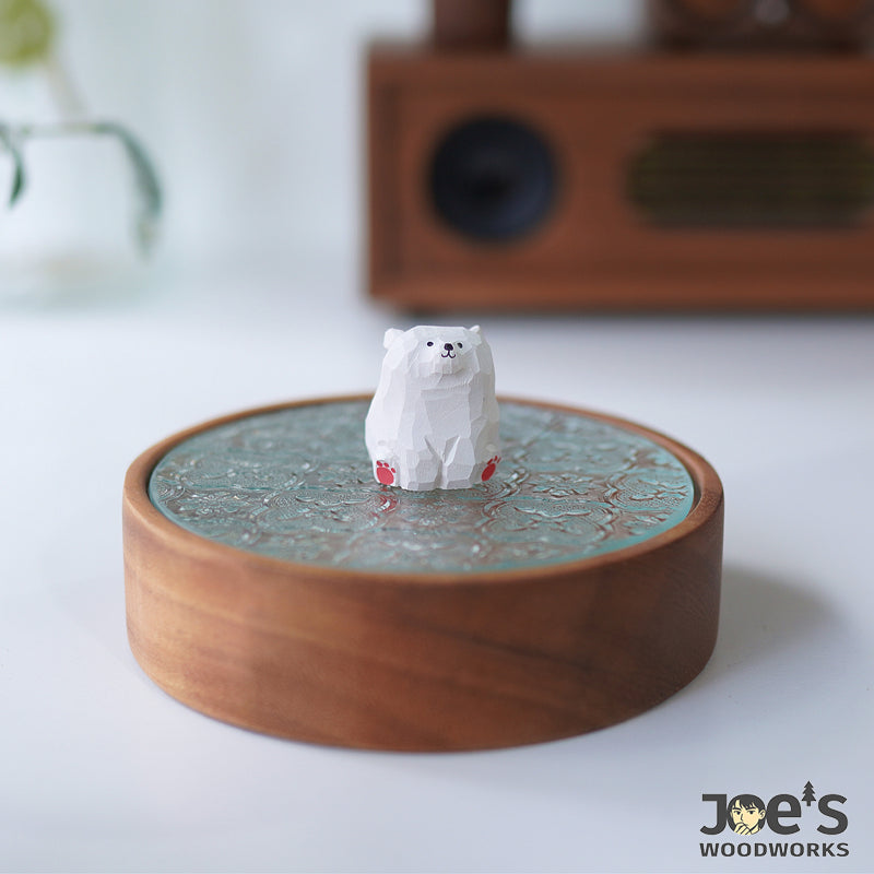 Pipimu engraved wooden keepsake box – customizable handmade wood decor